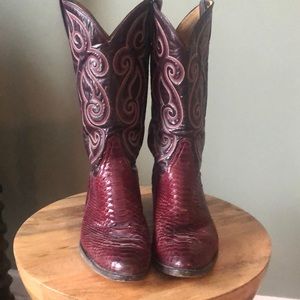Tony Lama snakeskin